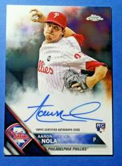 Aaron Nola #RA-AN Baseball Cards 2016 Topps Chrome Rookie Autographs Prices