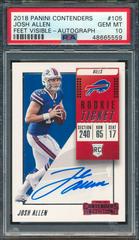 Josh Allen Football Cards 2018 Panini Contenders Rookie Ticket Prices