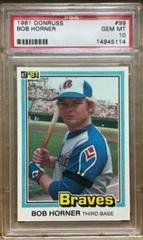 Bob Horner #99 Baseball Cards 1981 Donruss Prices