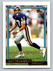 Joey Browner #6 Football Cards 1992 Topps Gold Prices
