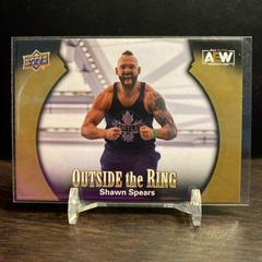 Shawn Spears [Gold] Wrestling Cards 2022 Upper Deck AEW Outside the Ring Prices