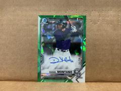 Daniel Montano [Green Refractor] Baseball Cards 2021 Bowman Sapphire Autographs Prices