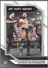 Santos Escobar #4 Wrestling Cards 2022 Panini NXT WWE 2021 Highlights Prices