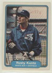 Rusty Kuntz #348 Baseball Cards 1982 Fleer Prices
