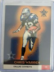 Chris Warren [Gold] Football Cards 2000 Pacific Vanguard Prices