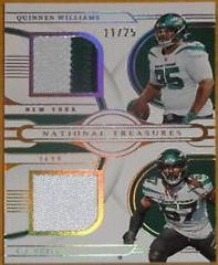 Quinnen Williams [Holo Silver] #11 Football Cards 2022 Panini National Treasures Prices