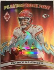 Patrick Mahomes II [Teal] #PWF-8 Football Cards 2023 Panini Phoenix Playing with Fire Prices