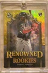 Michael Harris II [Autograph Foilfractor] #RR-9 Baseball Cards 2023 Bowman Platinum Renowned Rookies Prices