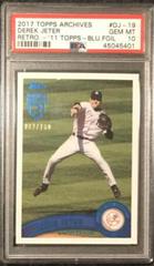 Derek Jeter [2011 Blue Foil] Baseball Cards 2017 Topps Archives Derek Jeter Retrospective Prices