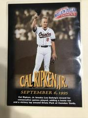 Cal Ripken Jr Baseball Cards 1997 Fleer Million Dollar Moments Prices