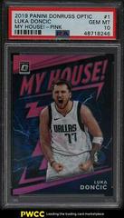 Luka Doncic [Pink] Basketball Cards 2019 Panini Donruss Optic My House Prices