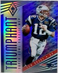 Tom Brady [Purple] #TB-3 Football Cards 2017 Panini Phoenix Triumphant Prices