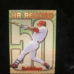 Mark McGwire [#50] #220 Baseball Cards 1999 Topps Home Run Record Prices