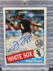Frank Thomas [Black] #85A-FTH Baseball Cards 2020 Topps 1985 35th Anniversary Autographs Prices
