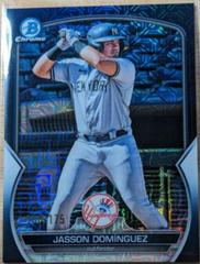 Jasson Dominguez [Mega Box Mojo Navy] Baseball Cards 2023 Bowman Chrome Prospects Prices