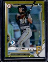 Lonnie White Jr. [Gold Foil] #BD-28 Baseball Cards 2021 Bowman Draft 1st Edition Prices