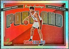 Shaedon Sharpe [Holo] Basketball Cards 2022 Panini Hoops Rookie Greetings Prices