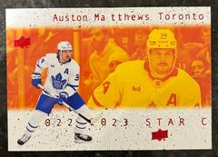 Auston Matthews Hockey Cards 2022 Upper Deck 1997 Collectors Choice Commemorative Prices