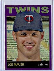Joe Mauer [Purple Refractor] Baseball Cards 2013 Topps Heritage Chrome Prices