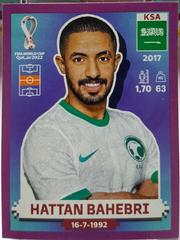 Hattan Bahebri #KSA15 Soccer Cards 2022 Panini World Cup Qatar Stickers Prices
