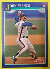 John Franco #14 Baseball Cards 1991 Score Prices
