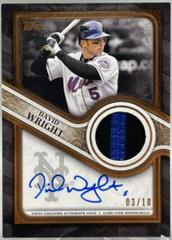 David Wright #TRAP-DW Baseball Cards 2023 Topps Series 1 Reverence Autograph Patch Prices