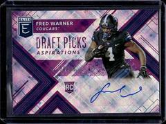 Fred Warner [Autograph Aspirations Purple] #226 Football Cards 2018 Panini Elite Draft Picks Prices