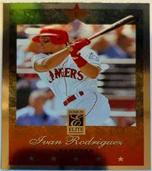 Ivan Rodriguez Baseball Cards 1997 Panini Donruss Elite Prices