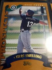 Chris Snelling [Gold] #T225 Baseball Cards 2002 Topps Traded Prices