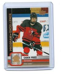 Caden Price [High Gloss] Hockey Cards 2023 Upper Deck Team Canada Juniors Prices