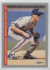 Archi Cianfrocco #72 Baseball Cards 1993 Fleer Prices