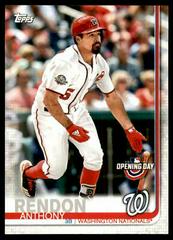 Anthony Rendon #182 Baseball Cards 2019 Topps Opening Day Prices