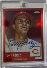 Tony Perez [Red] #CPA-TP Baseball Cards 2022 Topps Chrome Platinum Anniversary Autographs Prices