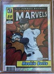 Mookie Betts [Rapture] #M-3 Baseball Cards 2022 Panini Donruss Marvels Prices