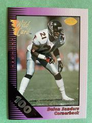 Deion Sanders [100 Stripe] #12 Football Cards 1992 Wild Card Field Force Prices