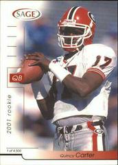 Quincy Carter #10 Football Cards 2001 Sage Prices