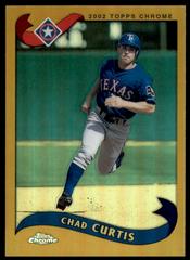 Chad Curtis [Black Refractor] #54 Baseball Cards 2002 Topps Chrome Prices