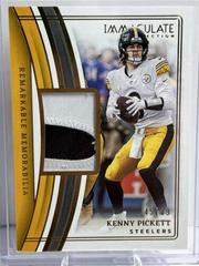 Kenny Pickett #7 Football Cards 2023 Panini Immaculate Patch Prices