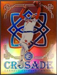 Carmelo Anthony [Red] #19 Basketball Cards 2016 Panini Excalibur Crusade Prices