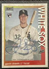 Gavin Sheets #AS-GS Baseball Cards 2022 Topps Archives Snapshots Autographs Prices