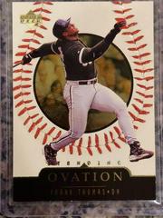 Frank Thomas [Standing Ovation] #14 Baseball Cards 1999 Upper Deck Ovation Prices
