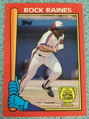 Rock Raines #7 Baseball Cards 1989 Topps Batting Leaders Prices