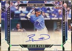 Bobby Witt Jr. [Holo Silver] Baseball Cards 2022 Panini National Treasures Field Pass Signatures Prices