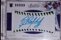 Randy Arozarena [Material Signature Green] Baseball Cards 2020 Panini Absolute Prices