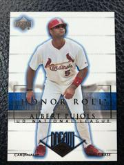 Albert Pujols #3 Baseball Cards 2002 Upper Deck Honor Roll Prices