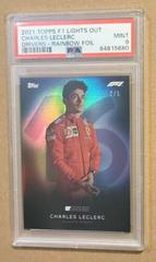 Charles Leclerc [Rainbow Foil] Racing Cards 2021 Topps Formula 1 Lights Out Prices