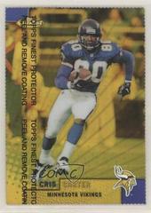 Cris Carter [Gold Refractor] #24 Football Cards 1999 Topps Finest Prices