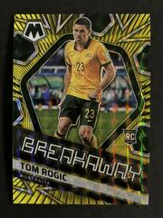 Tom Rogic [Gold Fluorescent] Soccer Cards 2021 Panini Mosaic Road to FIFA World Cup Breakaway Prices