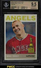 Mike Trout [No Hat Color Variation] Baseball Cards 2013 Topps Heritage Prices