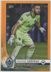 Maxime Crepeau [Orange] Soccer Cards 2020 Topps MLS Prices